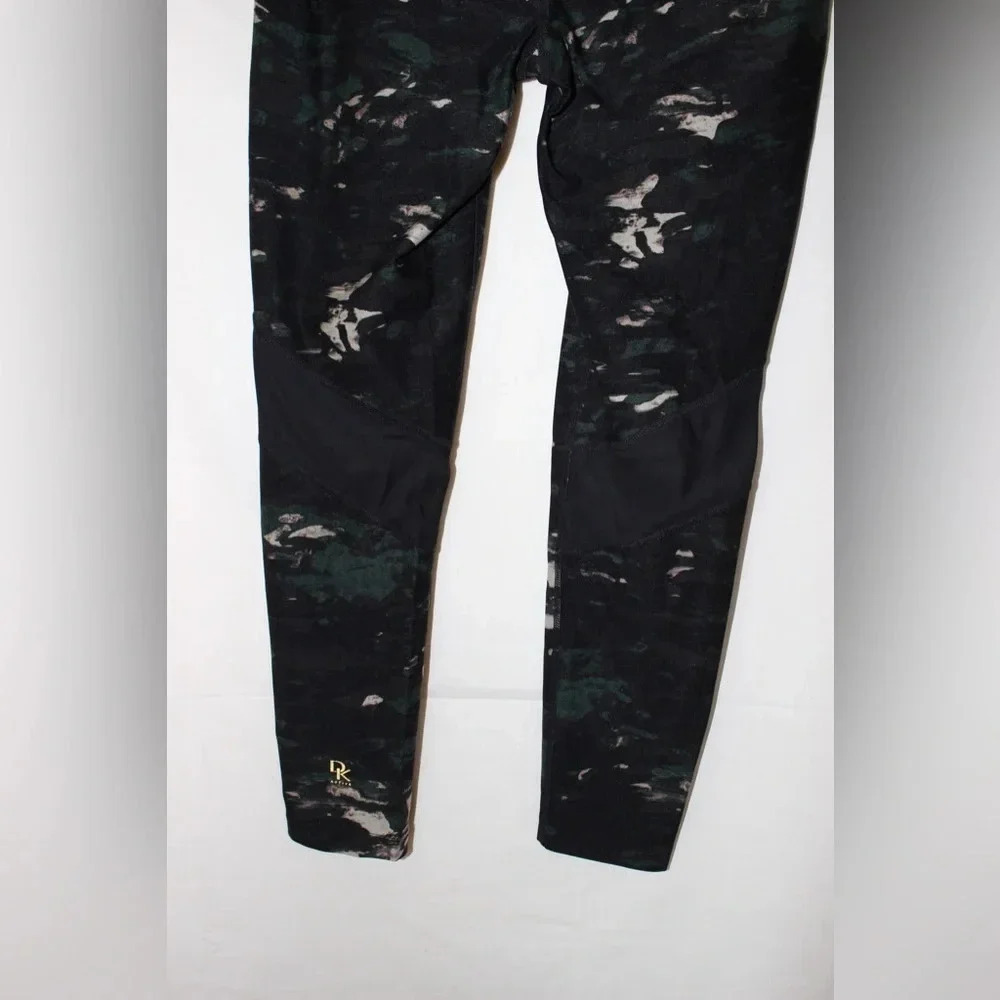 Donna Karan Camo Mesh Panel Leggings Small - Picture 7 of 10